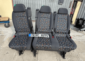 Mercedes vito 639 fotel trójka ławka kanapa koziołek 447 Viano v klasa Metris 2+1 komfort uchylna 1