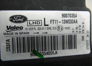 Ford transit connect tourneo MK2 lampa lewa oryginał igła 4