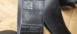 Pas bezpieczeństwa tył tylny prawy lewy Opel Vivaro B Trafic III 34144158D 898403096R 93459457 5