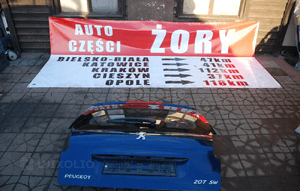 peugeot 207sw klapa kolor KPL nr 41723 WYSYŁKA 1
