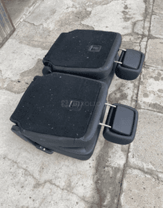 MERCEDES R 251  fotel fotele tylne skora alcantara  czarna skóra idealne Drugi rząd ISOFIX 7