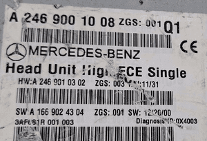 Mercedes-Benz W246 Radio Nawigacja Multimedia HIGH ECE A2469001008 7