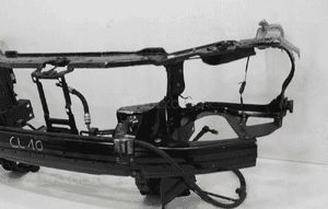 Pas przedni kompletny mercedes cl W215 2