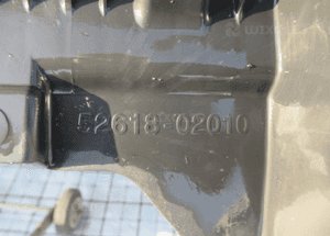 Osłona zderzaka płyta pod zderzak toyota auris i 2006-2013 9