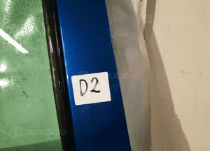 Drzwi przód przednie lewe do renault clio 3 iii 3D 3 drzwi terna niebieskie 2
