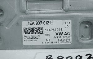 Moduł komfortu gateway vw ID3 ID.3 vw 1EA937012L 5