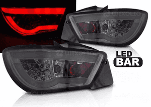 Lampy diodowe do seat ibiza 6J wersje 3 drzwiowe od 2008 do 2012 led smoke 1