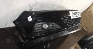 Zderzak przód przedni opel astra h 3 iii xenon spryskiwacze + halogeny kod kolor Z20R czarny 4