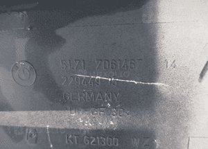 Dokładka tylna spojler klapy bmw 5 E61 2003-2010 10