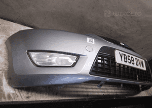 Zderzak przód przedni ford mondeo MK.4 4 iv H8 błękitny szary halogeny 3