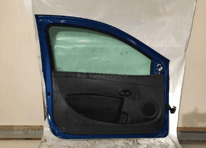 } DRZWI PRZÓD PRZEDNIE LEWE DO RENAULT CLIO 3 III 3D 3 DRZWI TERNA NIEBIESKIE 7