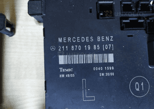 MERCEDES E 211 moduł drzwi sterownik RÓŻNE NUMERY 11