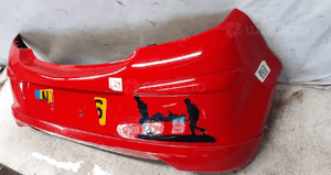 Zderzak tył tylny opel corsa d Y457 czerwony 3 drzwi 3