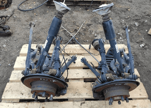 BMW F20 ZWROTNICA AMORTYZATOR PIASTA TARCZE ZACISK PRAWY LEWY TYŁ BDB STAN 1