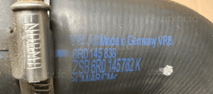 Przewód rura intercoolera Skoda Rapid 1.6 TDI 6R0145770A 9