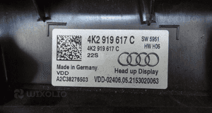 Head up wyświetlacz audi A6 C8 2018- 4K2919617C 5
