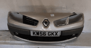 Zderzak przód przedni renault megane ii 2 lift fl TED69 srebrny halogeny 1