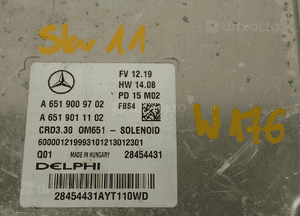 MODUŁ STEROWNIK MERCEDES A-KLASA W176 A6519009702 3