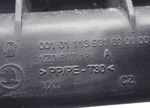 Ślizg zderzaka 1Z0807184A octavia ii prawy przedni radom 3