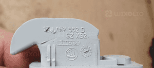 Słonecznik osłona przeciwsłoneczna lewa Skoda Octavia II 1Z0857552D 3