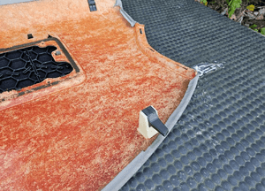 Oslona Glosnik Kratka Tapicerka Podszybie Polka Platin Hell Szyby Bagaznika Tyl Audi A4 B7 Sedan 40