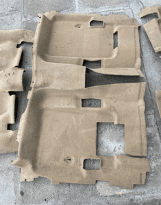 mercedes GL ml 164 dywan wykładzina beżowa przód tył beż 8