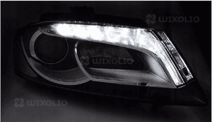 LAMPY Reflektory DO AUDI A3 8P OD 2008 DO 2012 Roku DO JAZDY  DZIENNEJ DEPO 7