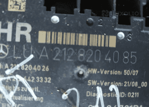MERCEDES C 204  E 207 E 212 ML GL 164 moduł moduły drzwi zamka RÓŻNE NUMERY 9