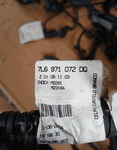 Wiązka instalacja silnika VW Touareg 2.5 TDI 070971610AK 13