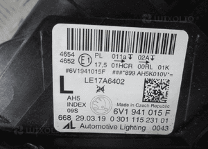 Lampa przednia przód lewa skoda fabia iii 3 lift full led 2018- 17
