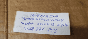 Wiązka Instalacja wtryskiwaczy Skoda Superb 1.9 TDI 038971803 7