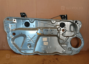 Mechanizm podnośnik szyby lewy przód VW Polo 9N 1
