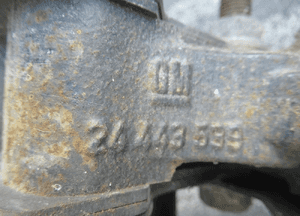 Zwrotnica mcperson przednia przód prawa lewa opel astra g ii 2 2.2 16V benzyna 5x100 24443540 24443539 13
