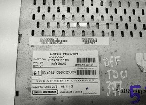 Fabryczne radio cd land rover defender 7H1270447BC XQE500540 2007-2014 5
