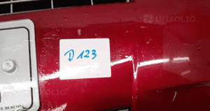 Zderzak przód przedni fiat grande punto 163/B bordo bordowy 2