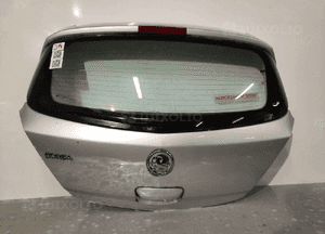 Klapa bagażnika tył tylna opel corsa d Z157 srebrny 5D 5 drzwi hb 5