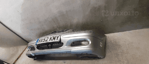 Zderzak przód przedni mercedes benz W203 coupe c klasa 744 srebrny halogeny 3