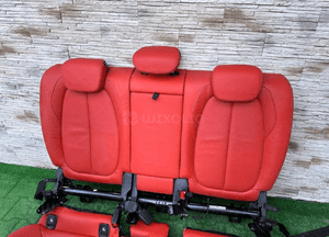 Fotele boczki kanapa oparcie wnętrze środek bmw X2 F39 magmarot 15