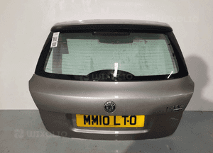 Klapa tył tylna bagażnika skoda fabia ii 2 9202 złota piaskowa hb hatchback 1