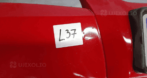Zderzak przedni przód chevrolet kalos s lift fl czerwony 2