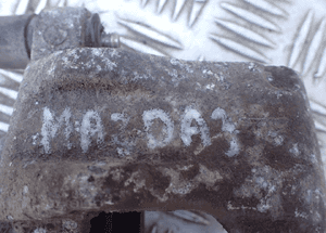 ZACISK HAMULCOWY LEWY TYŁ MAZDA 3 BK RADOM 2