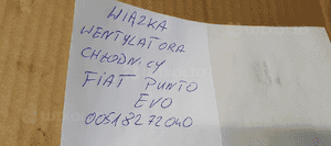 Wiązka instalacja wentylatora Fiat Punto EVO 00518272040 10
