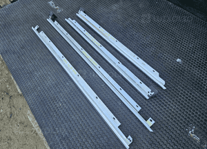 Listwa Listwy Zgarniajace Drzwi Chrom Chromowe AUDI A4 B5 Sedan Kombi Komplet 6