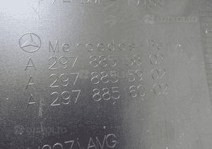 Mercedes EQS 297 AMG ZDERZAK TYŁ TYLNY dyfuzor 10