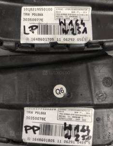 Mercedes W164 W221 W251 gl ml airbag poduszka fotela lewa prawa oryginał 8
