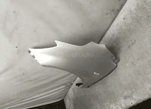Błotnik przód przedni lewy opel agila b 2 ii Z157 srebrny 3