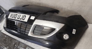 Zderzak przód przedni do renault grand scenic iii 3 + halogen szary grafit 4