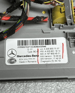 Modul sterownik sam mercedes c W205 A2059007037 fv 3
