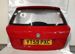 Klapa tył tylna bagażnika | skoda fabia ii 2 hb hatchback 8151 5