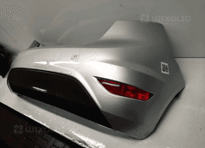 Zderzak tył tylny ford fiesta MK.7 7 vii moondust silver srebrny 3